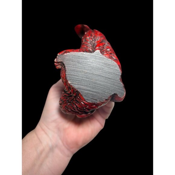 VTG Three Wise Monkey 5" See Hear Speak No Evil 3 Red Resin Quality Figurines - Picture 7 of 9